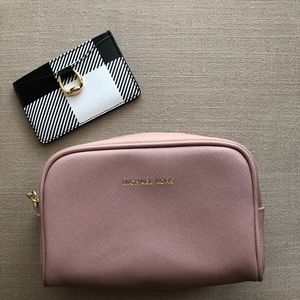 Makeup bag and card holder